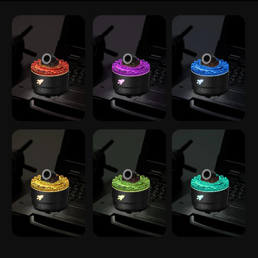 Cannon Humidifier Aroma Diffuser Water Mist Night Light Lava Perfect Gift