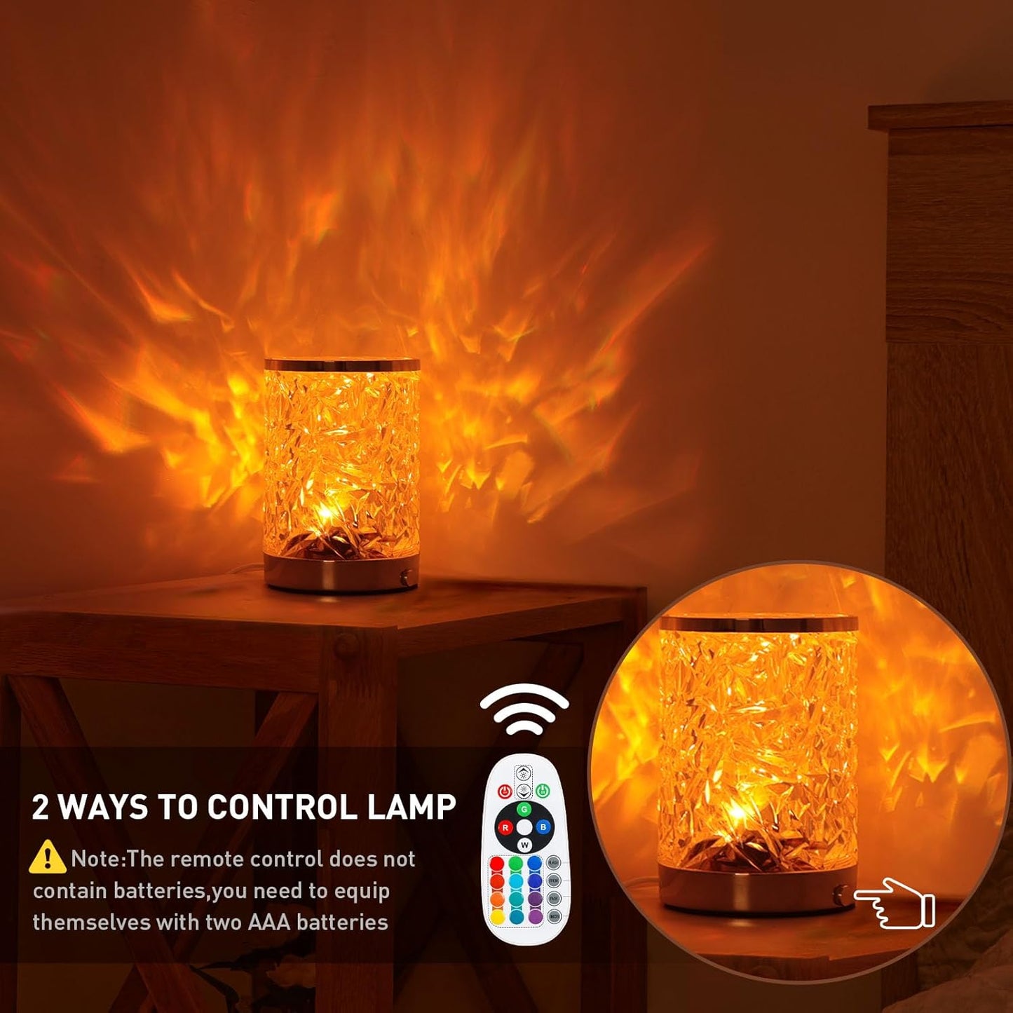 Cylinder Style Ocean Lamp Wave Projector Light
