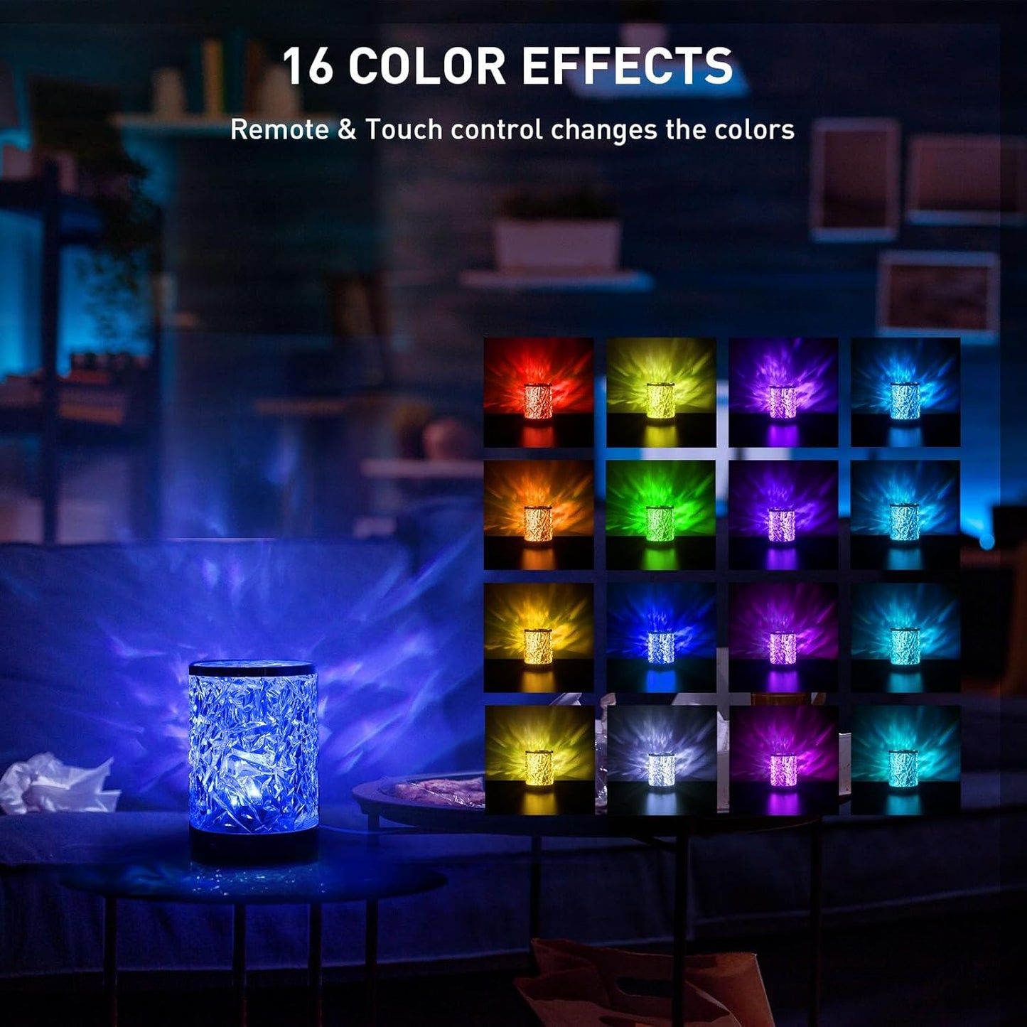Cylinder Style Ocean Lamp Wave Projector Light