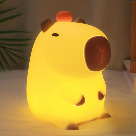 Capybara Squishy Night Light