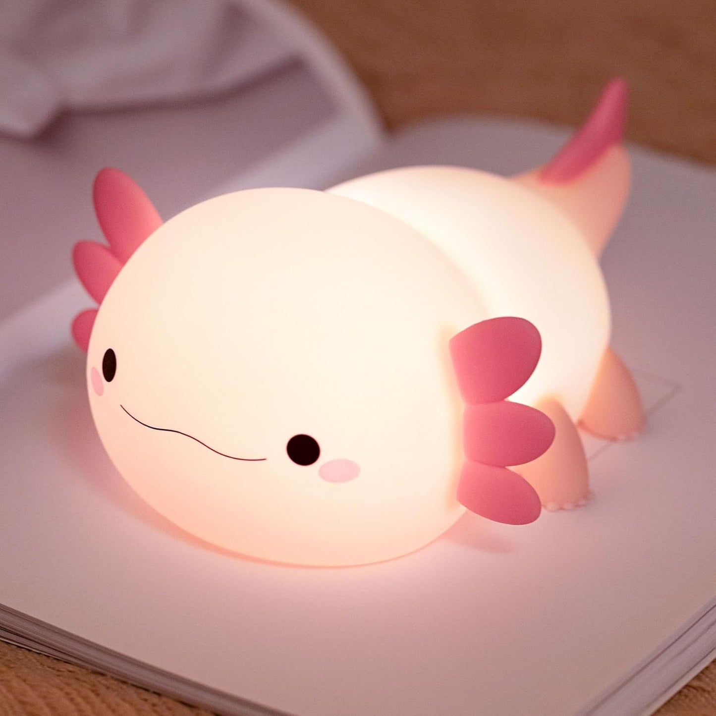 Cute Axolotl Lamp
