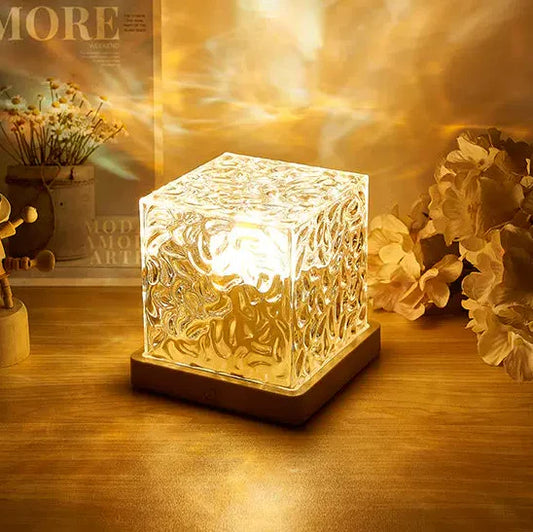 Zyneroi Crystal Night Light, 16 Colors, Touch Control, Rechargeable