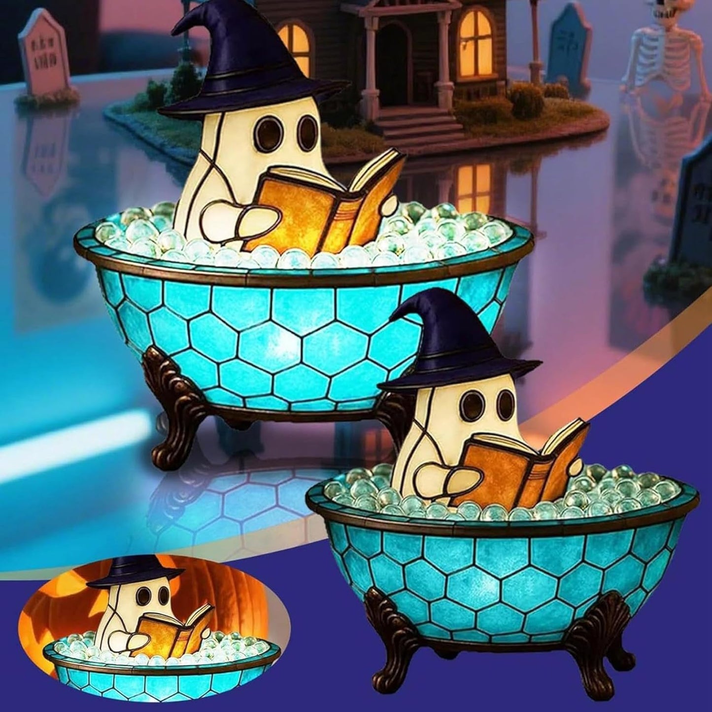 Halloween Ghost Bubble Bath Night Light