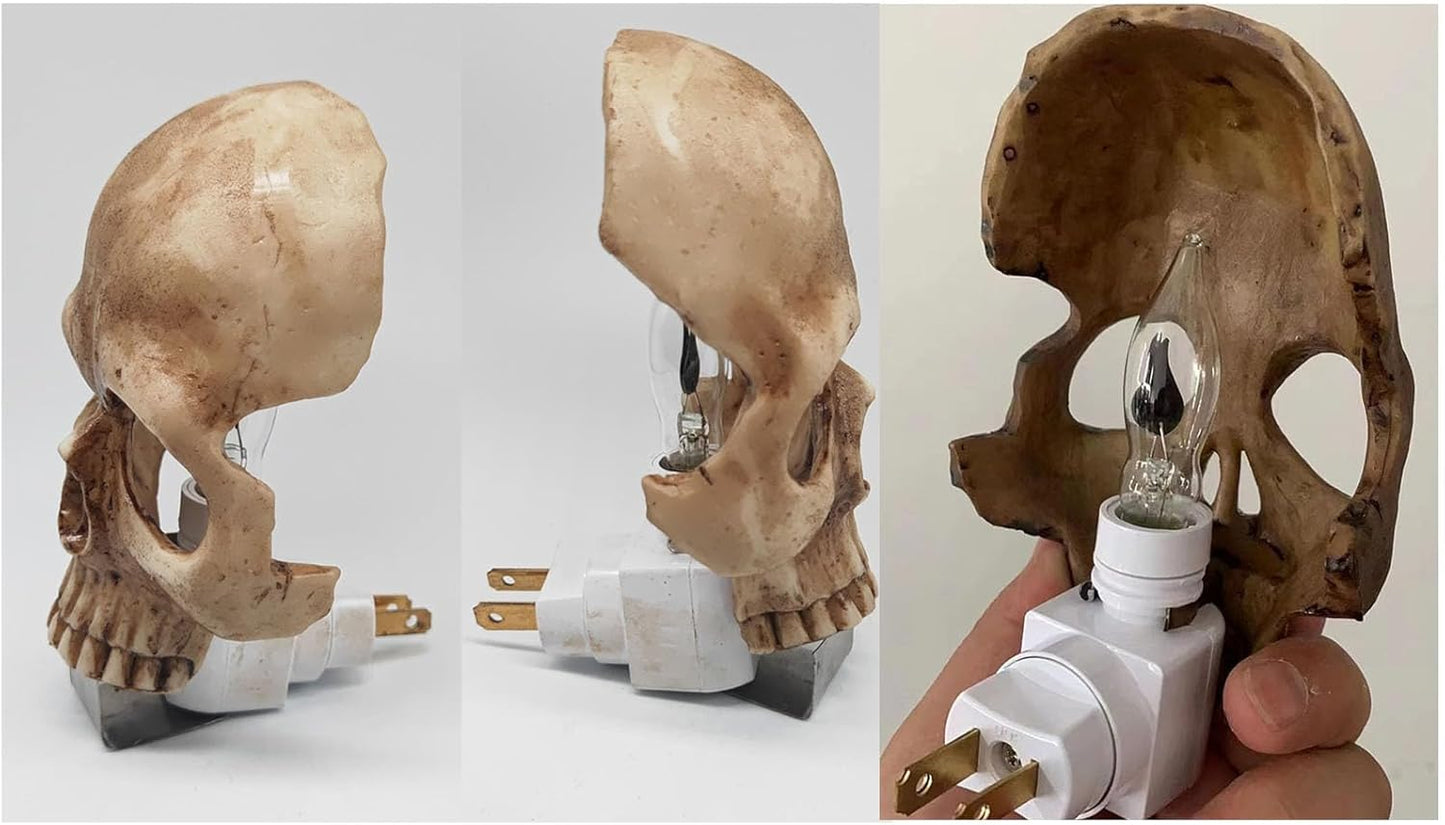 Human Skull Light Night Light,Halloween Night Light