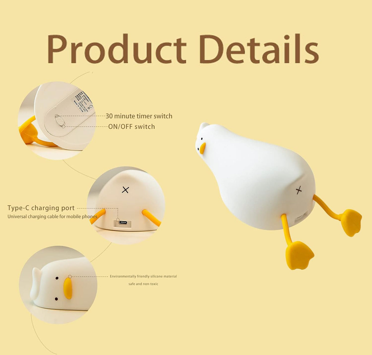 Lazy Duck Night Light