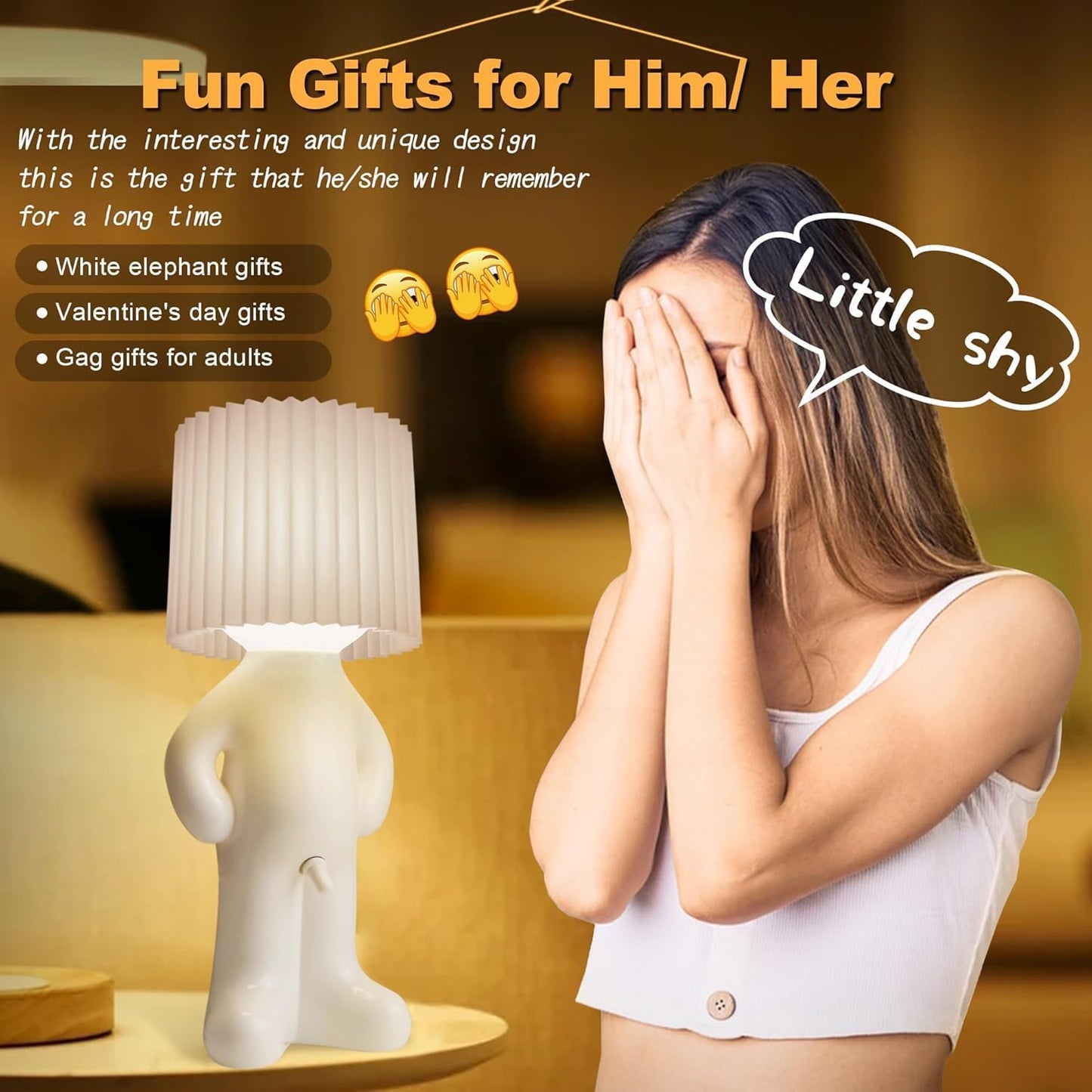 Shy Boy Night Light