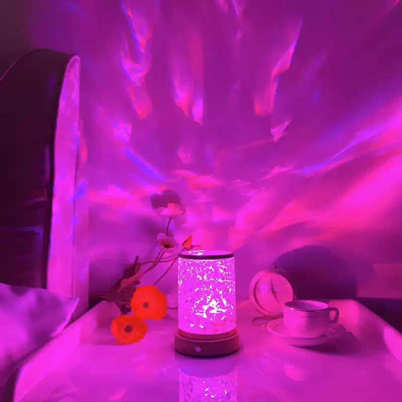 Zyneroi Crystal Night Light, 16 Colors, Touch Control, Rechargeable