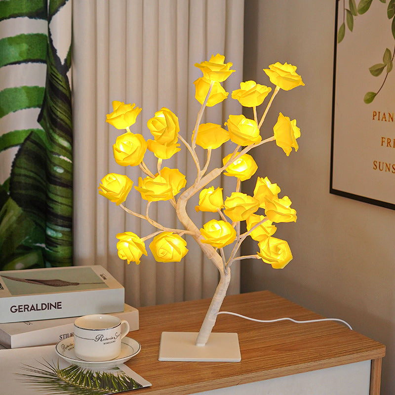 Rose Tree Lamp Night Light