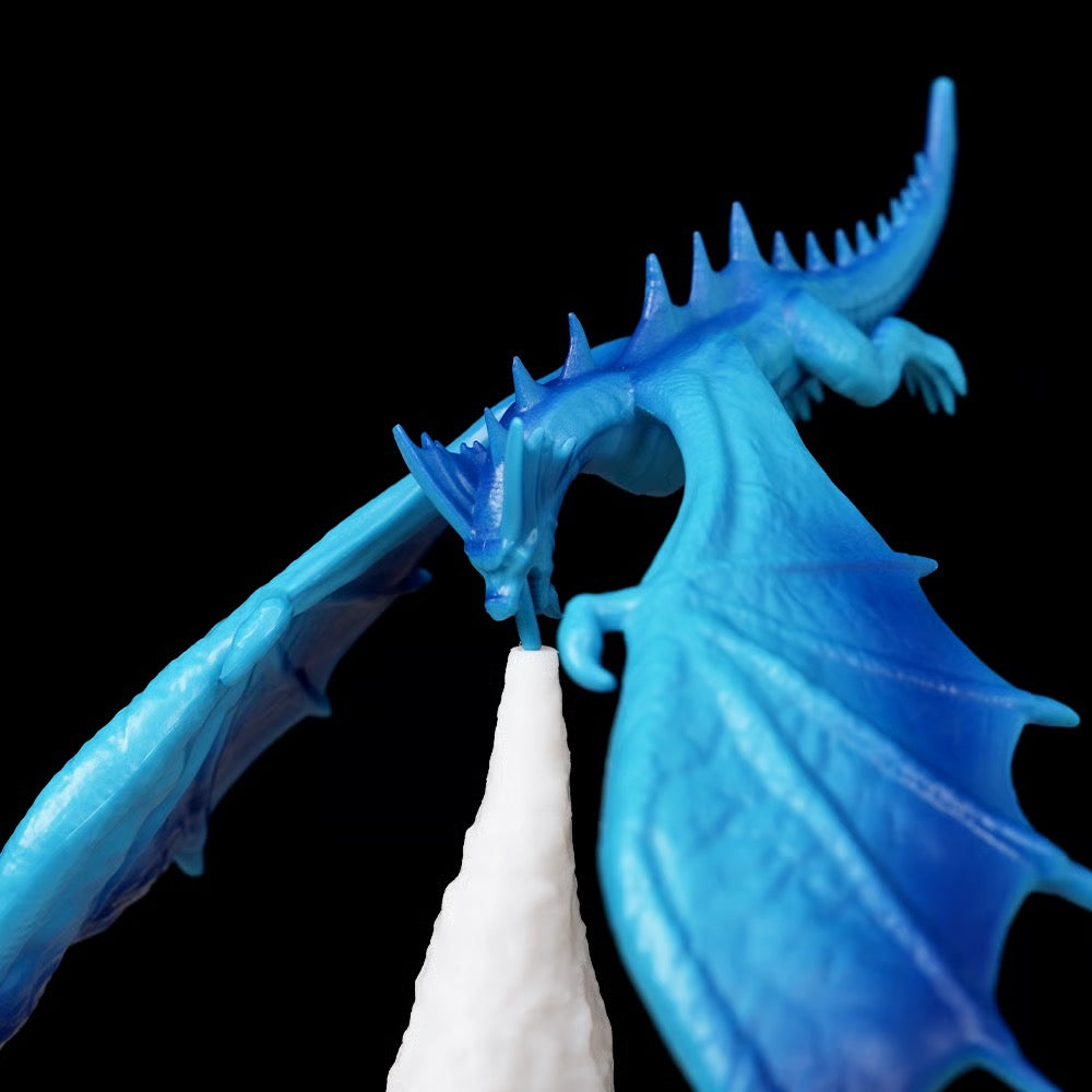 3D Printed Dynamic Balance Dragon LED Night Light