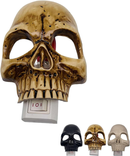 Human Skull Light Night Light,Halloween Night Light