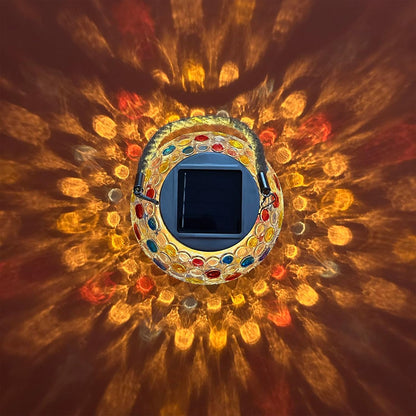 Kaleido Prism Solar Glass Lantern (Outdoor)