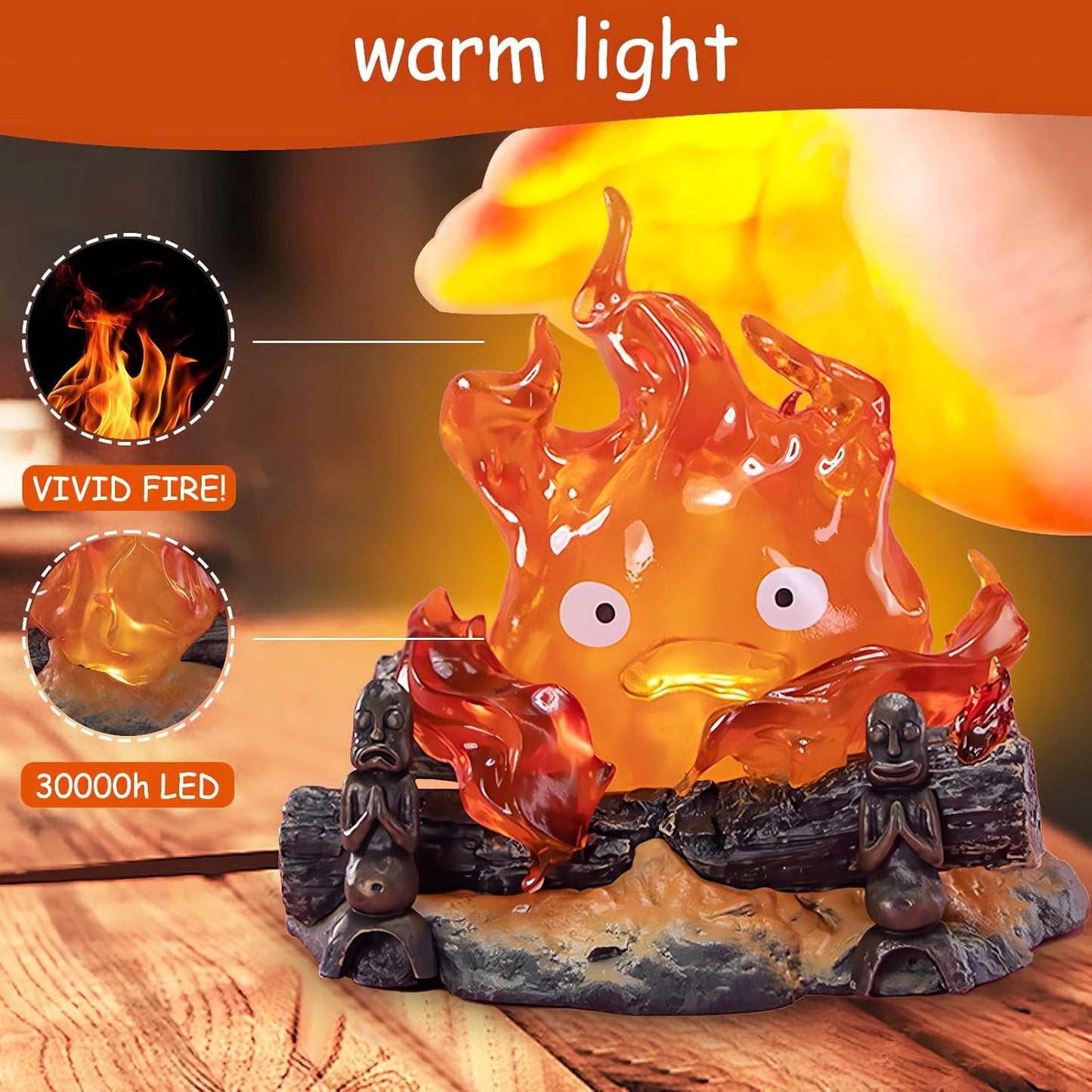 Calcifer Figure Lamp