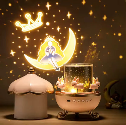 Dreamy Carousel Music Projection Lamp