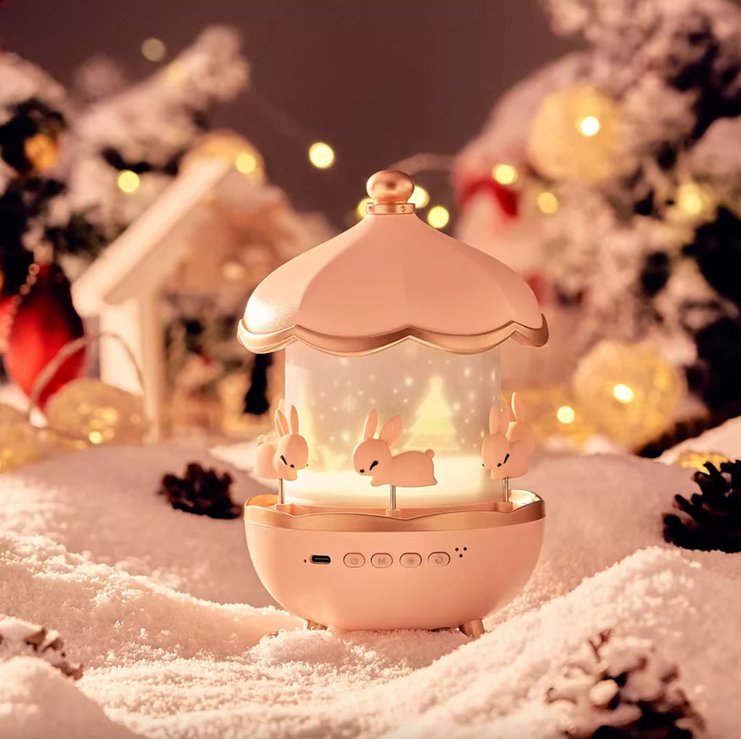 Dreamy Carousel Music Projection Lamp