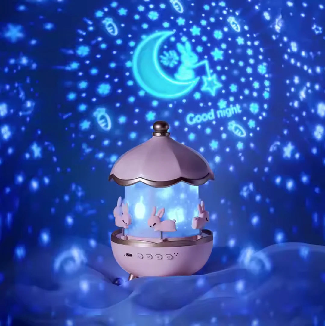 Dreamy Carousel Music Projection Lamp