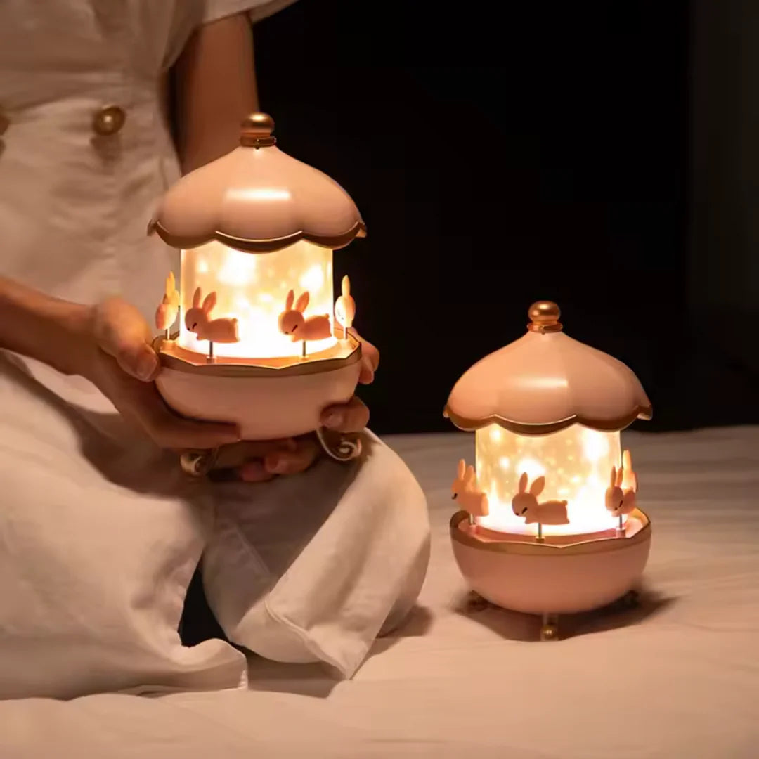 Dreamy Carousel Music Projection Lamp