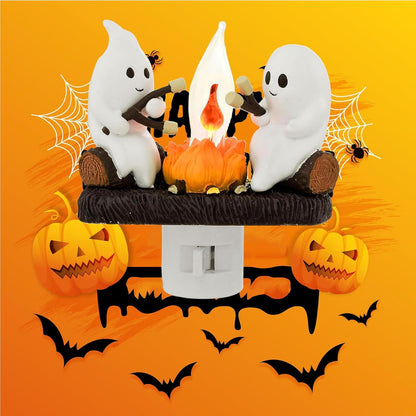 Trick or Treat Ghost Campfire Light – Halloween Home Decor