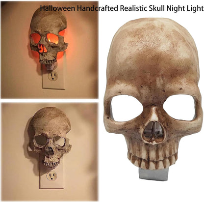 Human Skull Light Night Light,Halloween Night Light