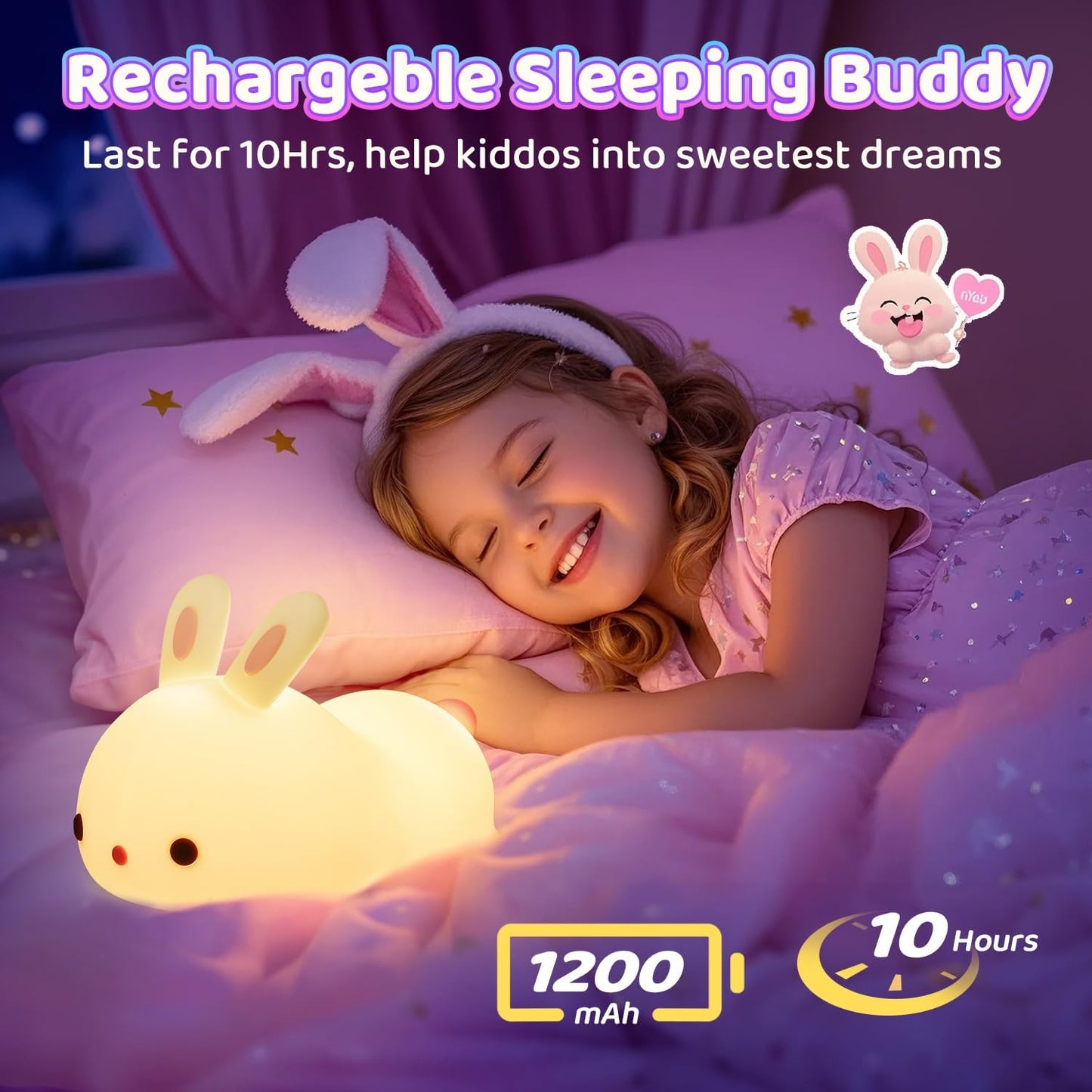 Lazy Rabbit Night Light