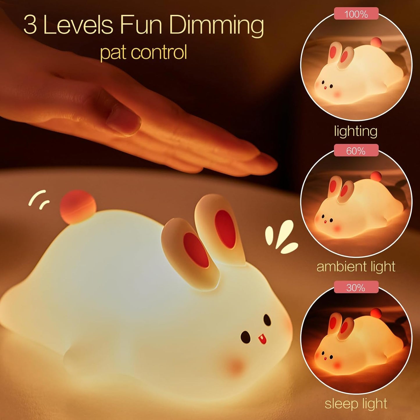 Squishy Bunny Night Light