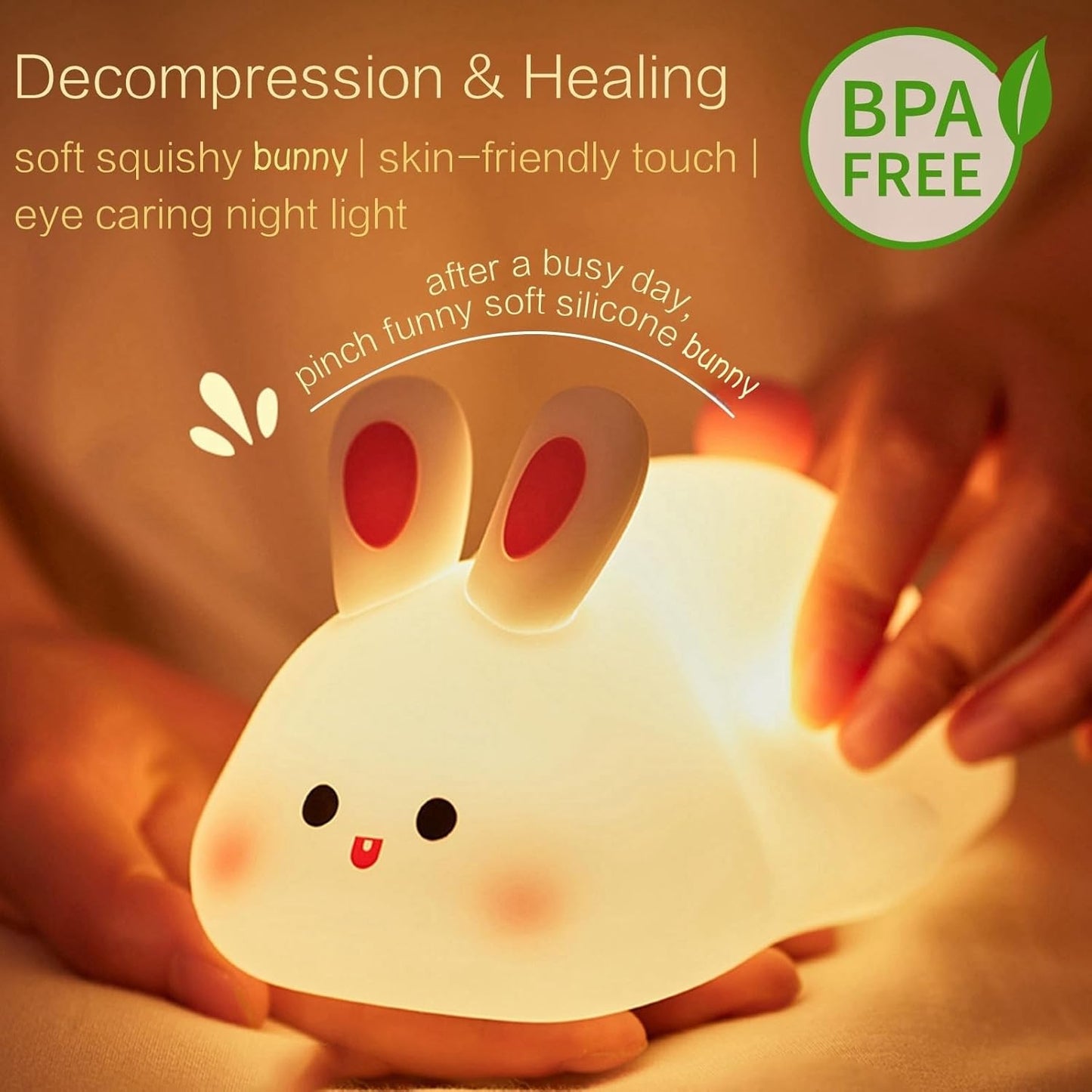 Squishy Bunny Night Light