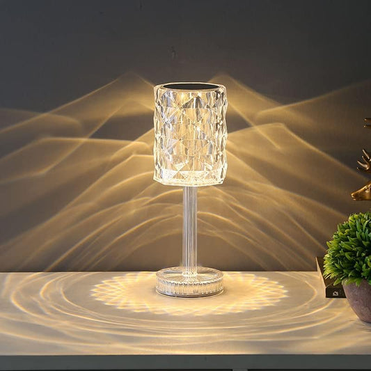 Zyneroi Crystal Night Light, 16 Colors, Touch Control, Rechargeable