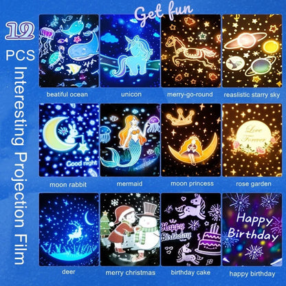 Dreamy Carousel Music Projection Lamp