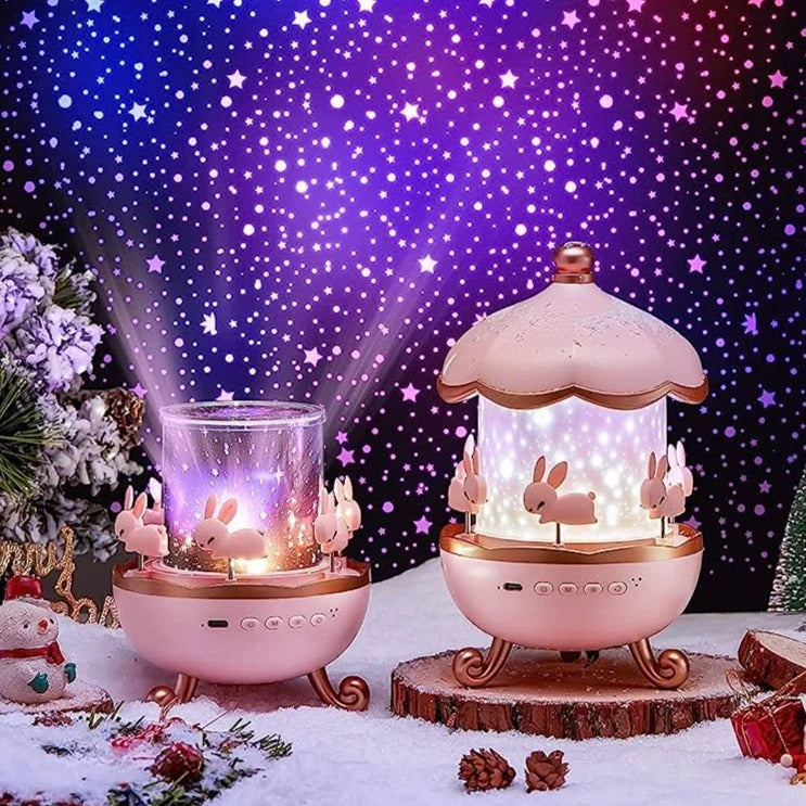 Dreamy Carousel Music Projection Lamp