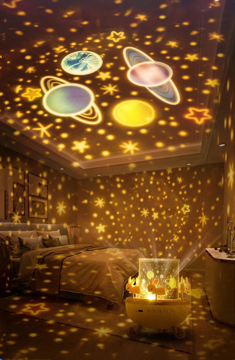 Dreamy Carousel Music Projection Lamp